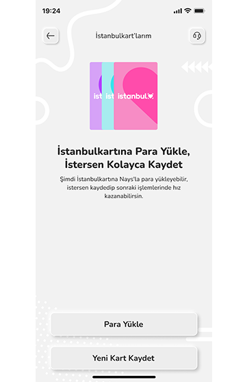 Nays ile İstanbulkart yüklemesi yap hediye para kazan